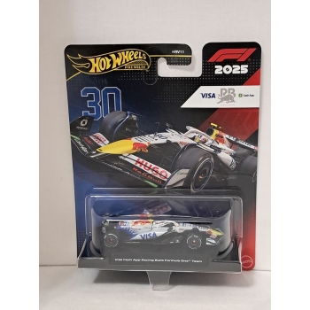 Hot Wheels 1:64 Visa Cash App Racing Bulls Formula One Team #30 Liam Lawson 2025